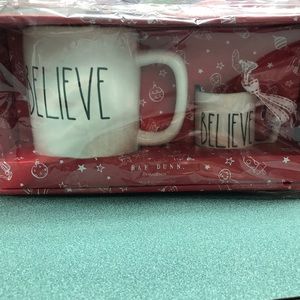 Rae Dunn Mug & Ornament set * Perfect for Santa *